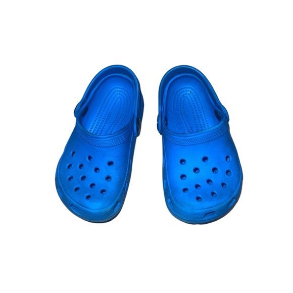 Toddler Crocs Classic Clog Blue Bolt Size 6/7 - Picture 2 of 4